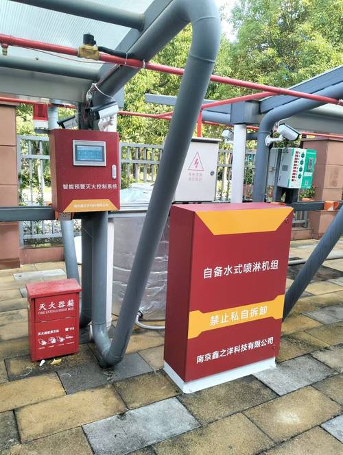 南京二十九中学引入南京鑫之洋电动车消防智能预警喷淋系统